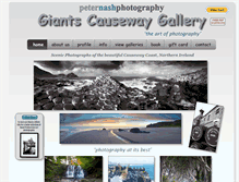 Tablet Screenshot of giantscausewaygallery.com